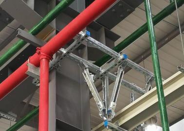 宁强该抗震支架的整体式支吊架结构协调性好